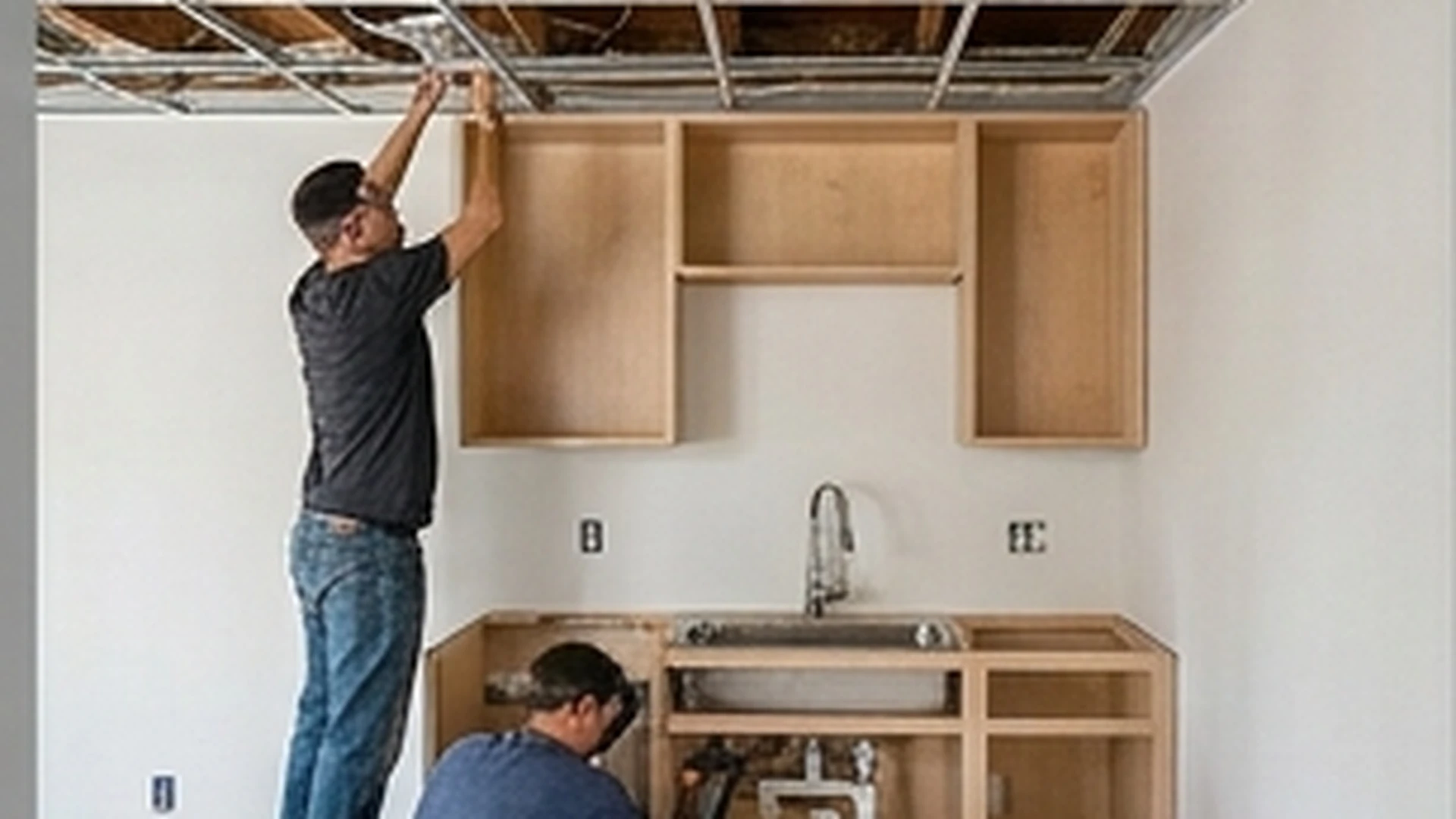 Kitchen layout lighting plumbing and workflow planning