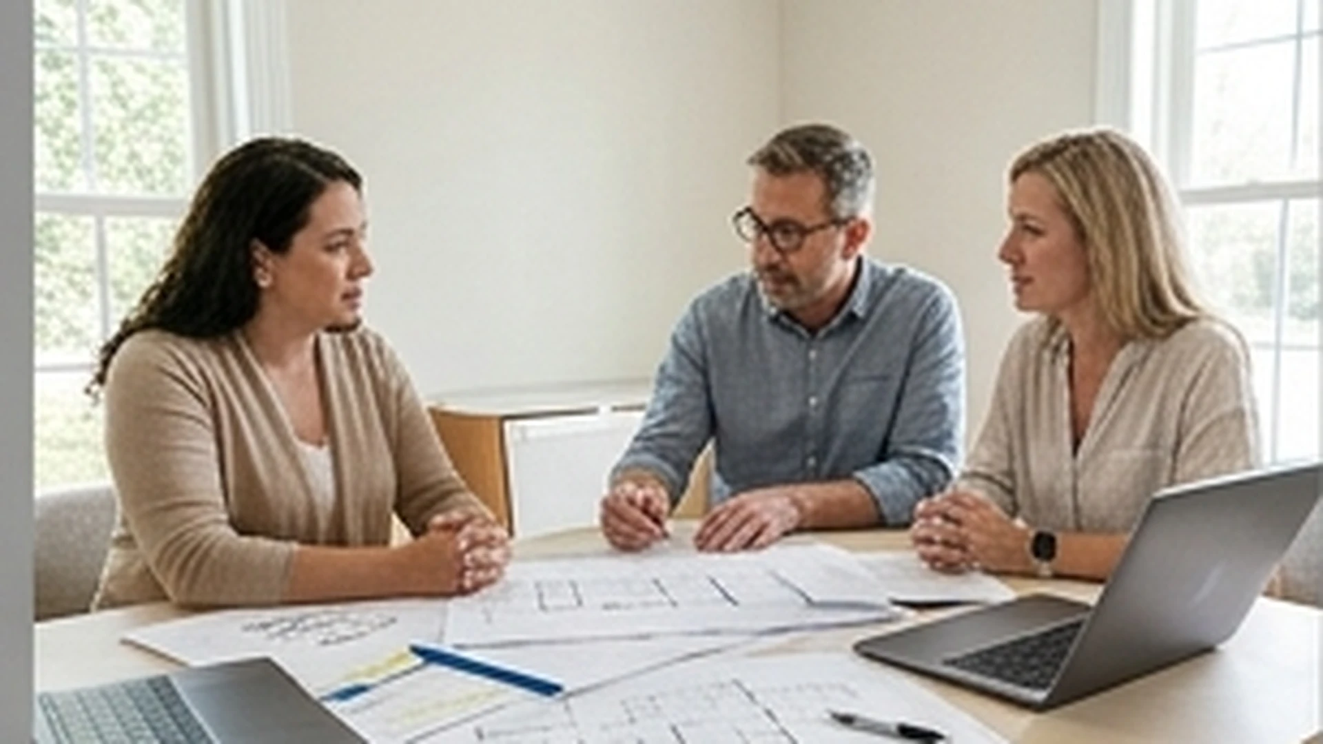 Kitchen layout planning with samples and measured cabinet drawings